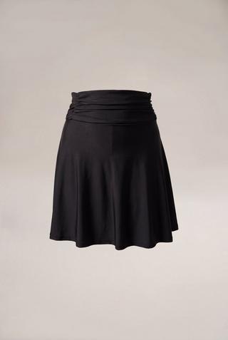 RUCHE SKIRT WITH TIGHTS