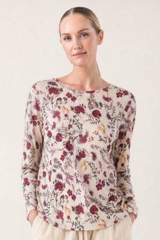 LONG SLEEVE PRINTED T-SHIRT