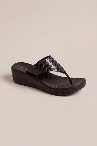 WEDGE THONG SANDALS