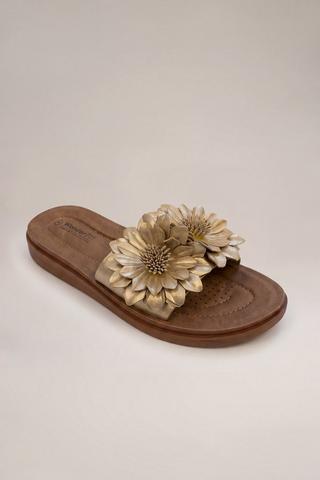 WONDERFIT FLOWER MULE SANDALS