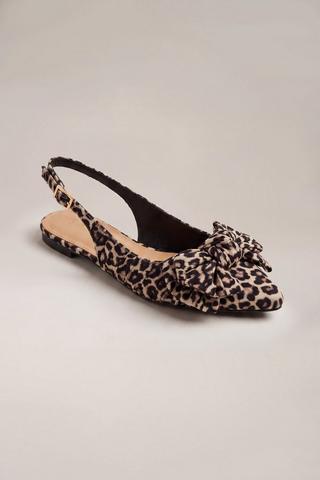 ANIMAL PRINT SLINGBACK SANDAL