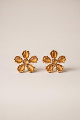 FLOWER STUD EARRINGS