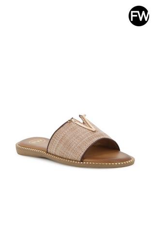 METAL TRIM SLIP ON SANDALS - Footwork