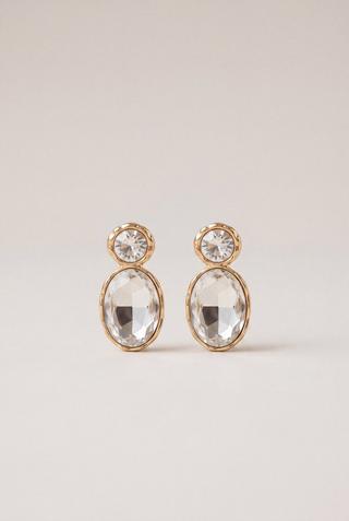 PVD DIAMANTE DROP EARRINGS