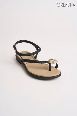 SLINGBACK SANDAL BLACK - Grendha