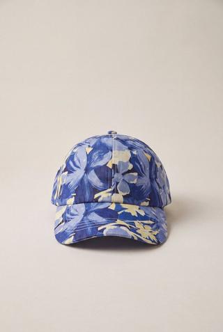 TROPICAL PRINT PEAK CAP