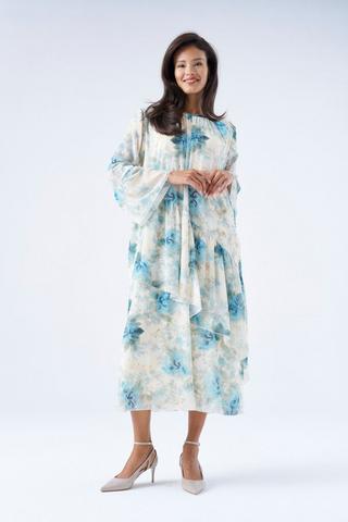 CHIFFON ALINE DRESS FLORAL