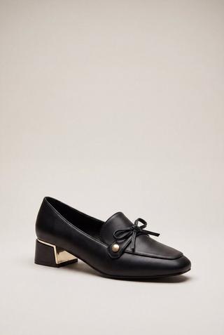 WONDERFIT HEELED LOAFER BLACK