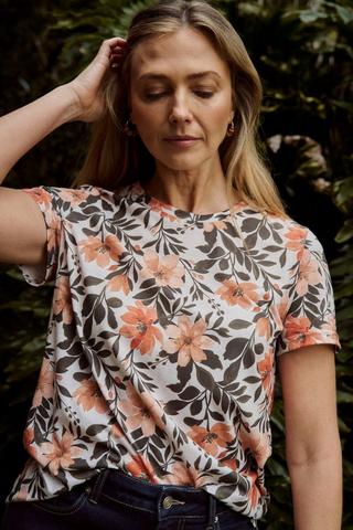 FLORAL PRINT TEE