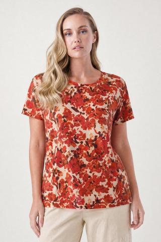 FLORAL PRINT T-SHIRT