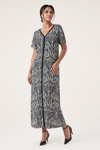 ABSTRACT PRINT DRESS