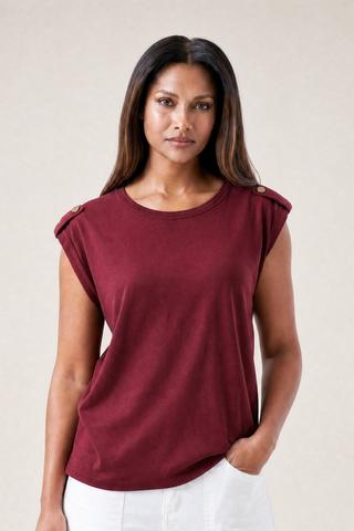 ECO COLOUR TEE PLUM