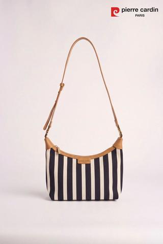 STRIPED CROSSBODY BAG - Pierre Cardin