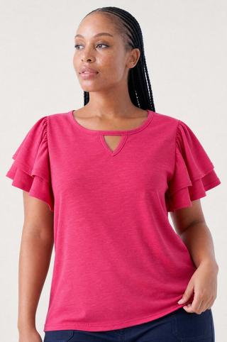 KNIT TOP PINK