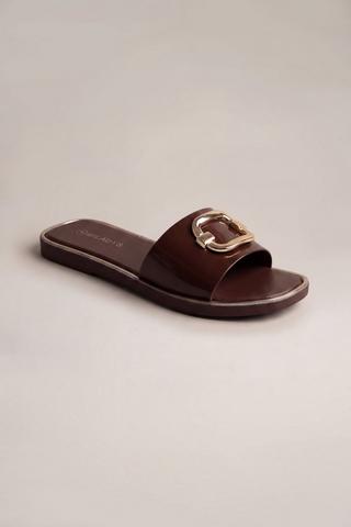 JELLY SANDALS BURGUNDY