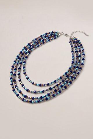LAYERED BEAD NECKLACE