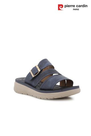 SLIP ON SANDALS NAVY - Pierre Cardin