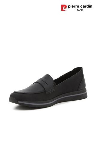 BLACK SLIP ON CASUAL - Pierre Cardin