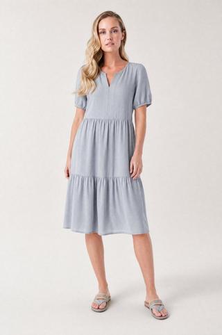 SHIRT DRESS LIGHT BLUE