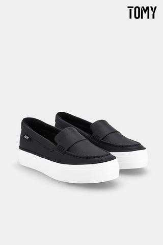 SLIP ON SNEAKERS BLACK - Tomy