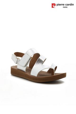 SLINGBACK VELCRO SANDALS - Pierre Cardin