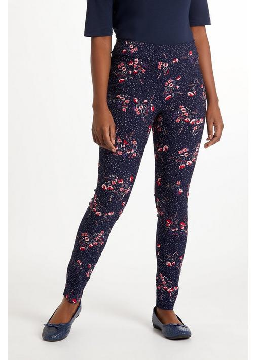 FLORAL BENGALINE PANTS