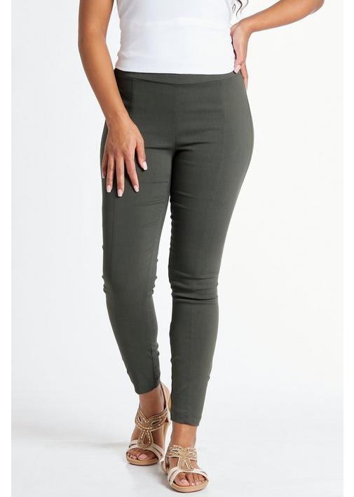 Trousers & Leggings - EBONY - Super Comfortable Skinny Maternity Trousers  in Bengaline