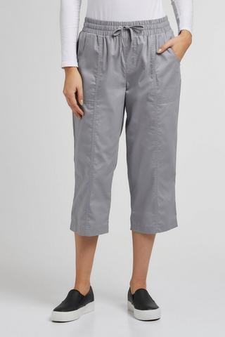 Women, Grey brand new Miladys crop pants size