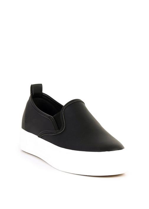 Black slip on clearance sneakers