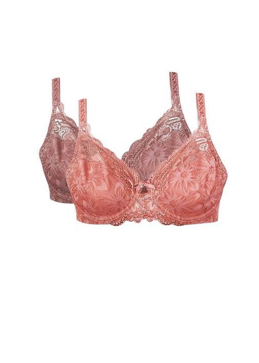 2 PACK LACE BRAS - B CUP