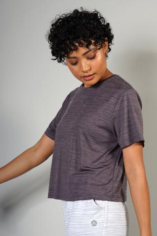 Technical Cropped T-shirt