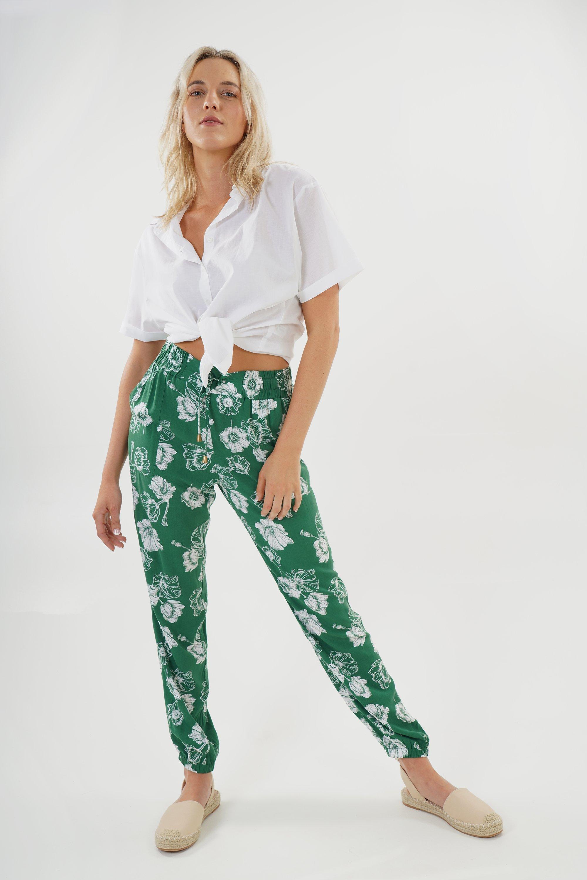 0401~Joggers With Drawstrings And Logo Print