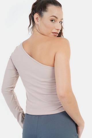 Asymmetrical Long Sleeve Active Top