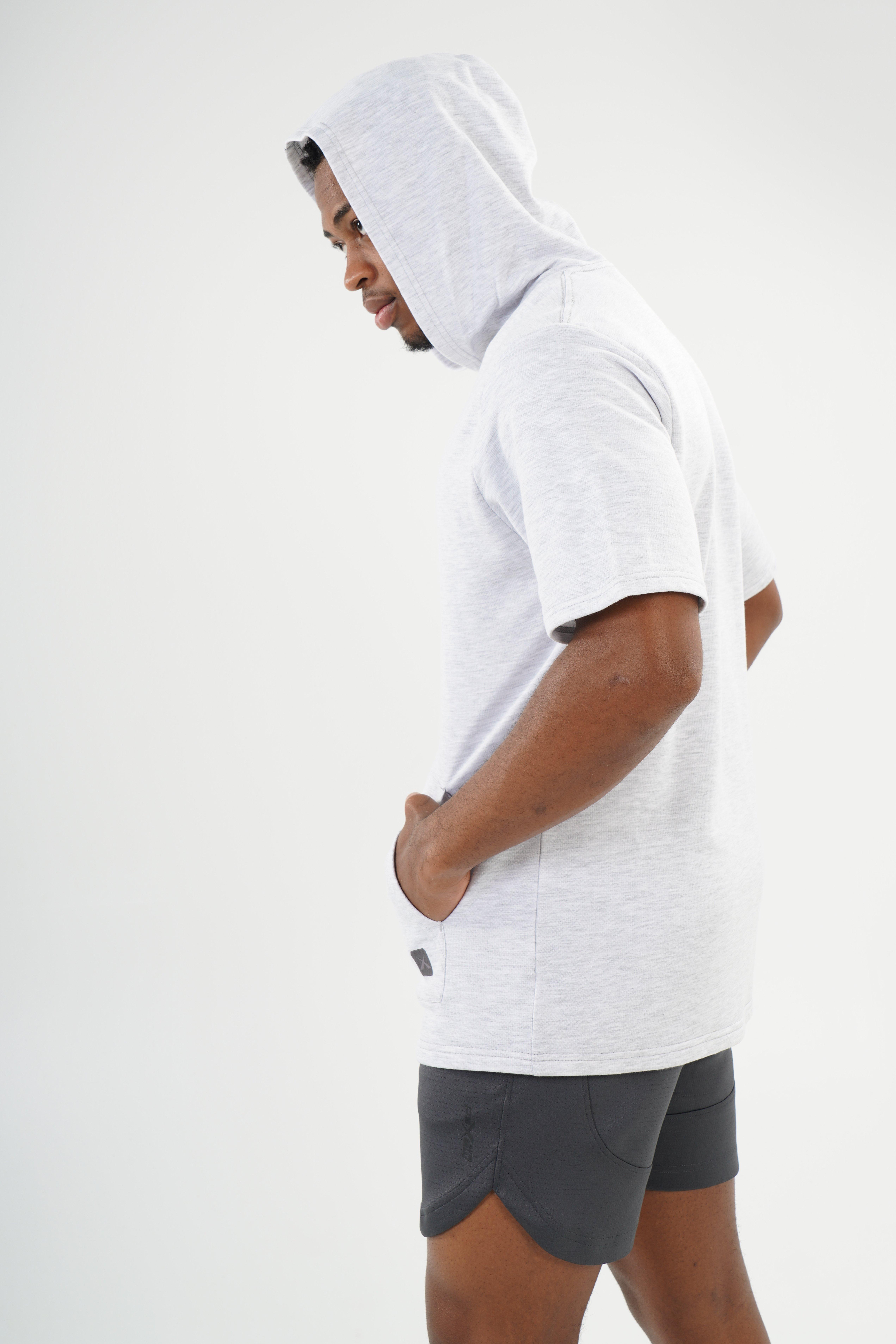 Short Sleeve Fleece Hoodie