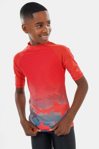 Boys short sale sleeve rash vest