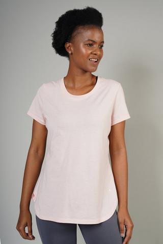 Curved Hem T-shirt