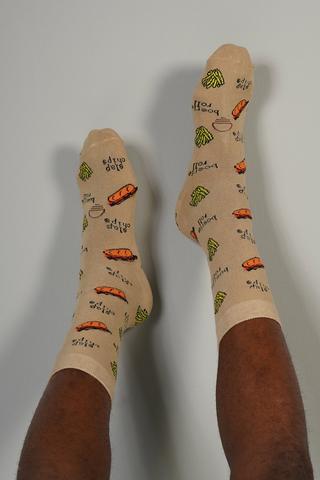 Print Crew Socks