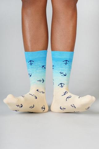 Print Crew Socks