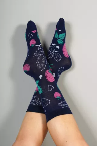 Print Crew Socks