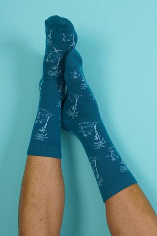 Print Crew Socks