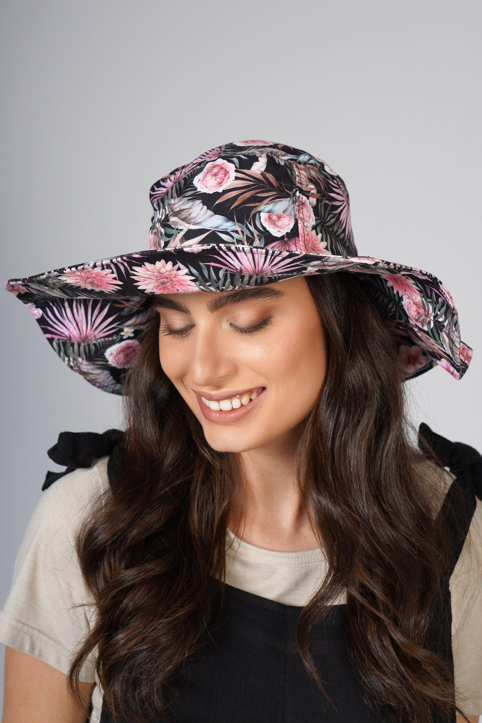 Floral sun hat online