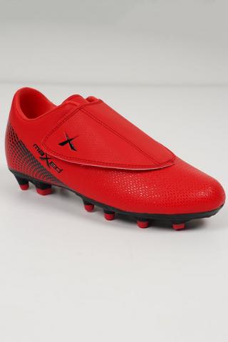 Boys red football boots online