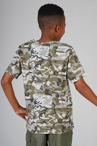 Camo Cotton T-shirt