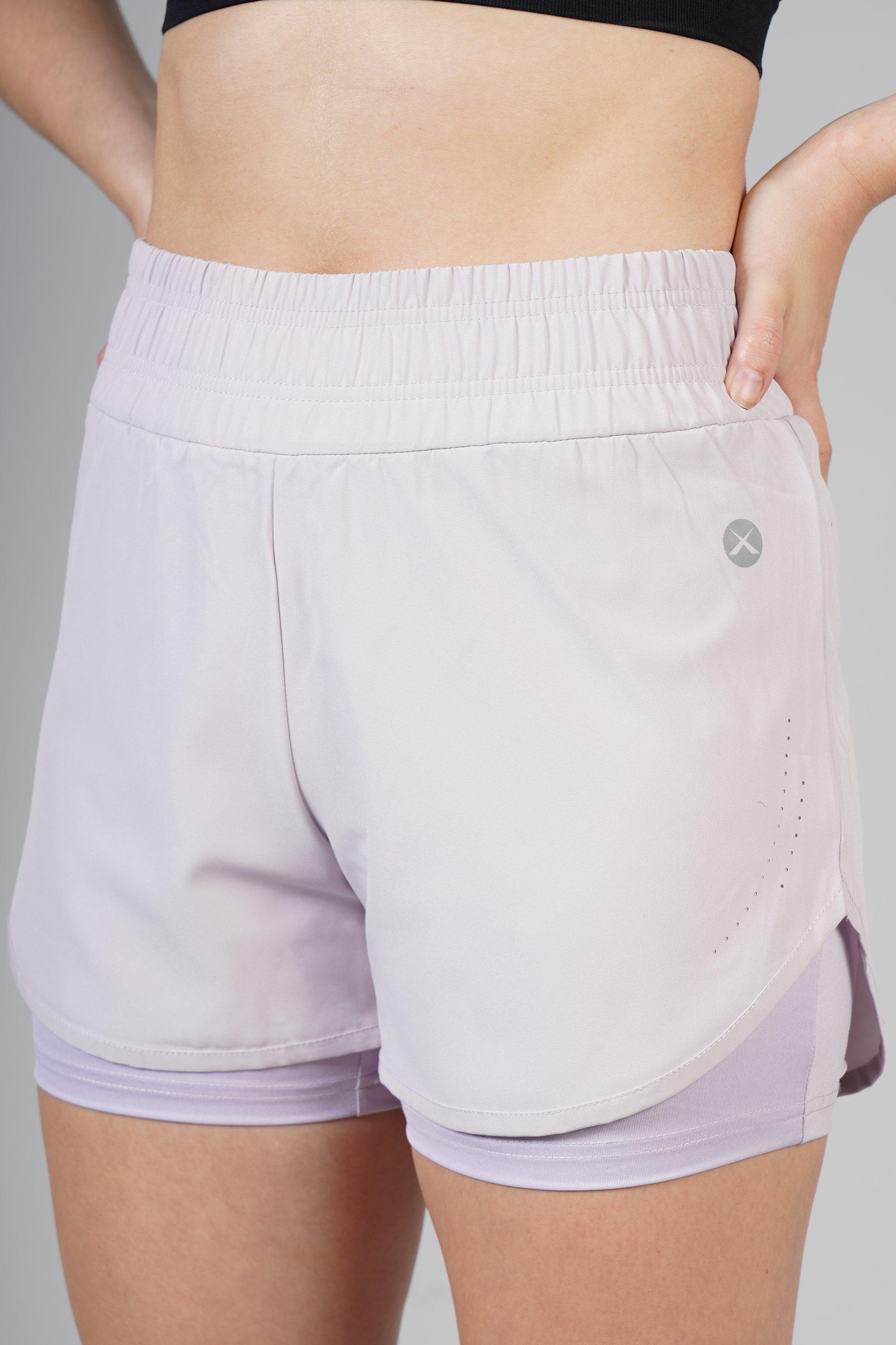 2 in 1 running shorts plus size