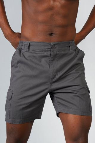 Fixed Waist Cargo Shorts