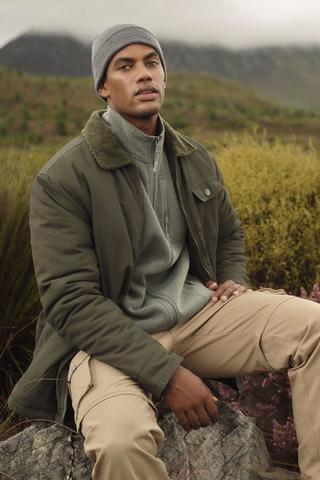 Fleece-lined Padded Jacket