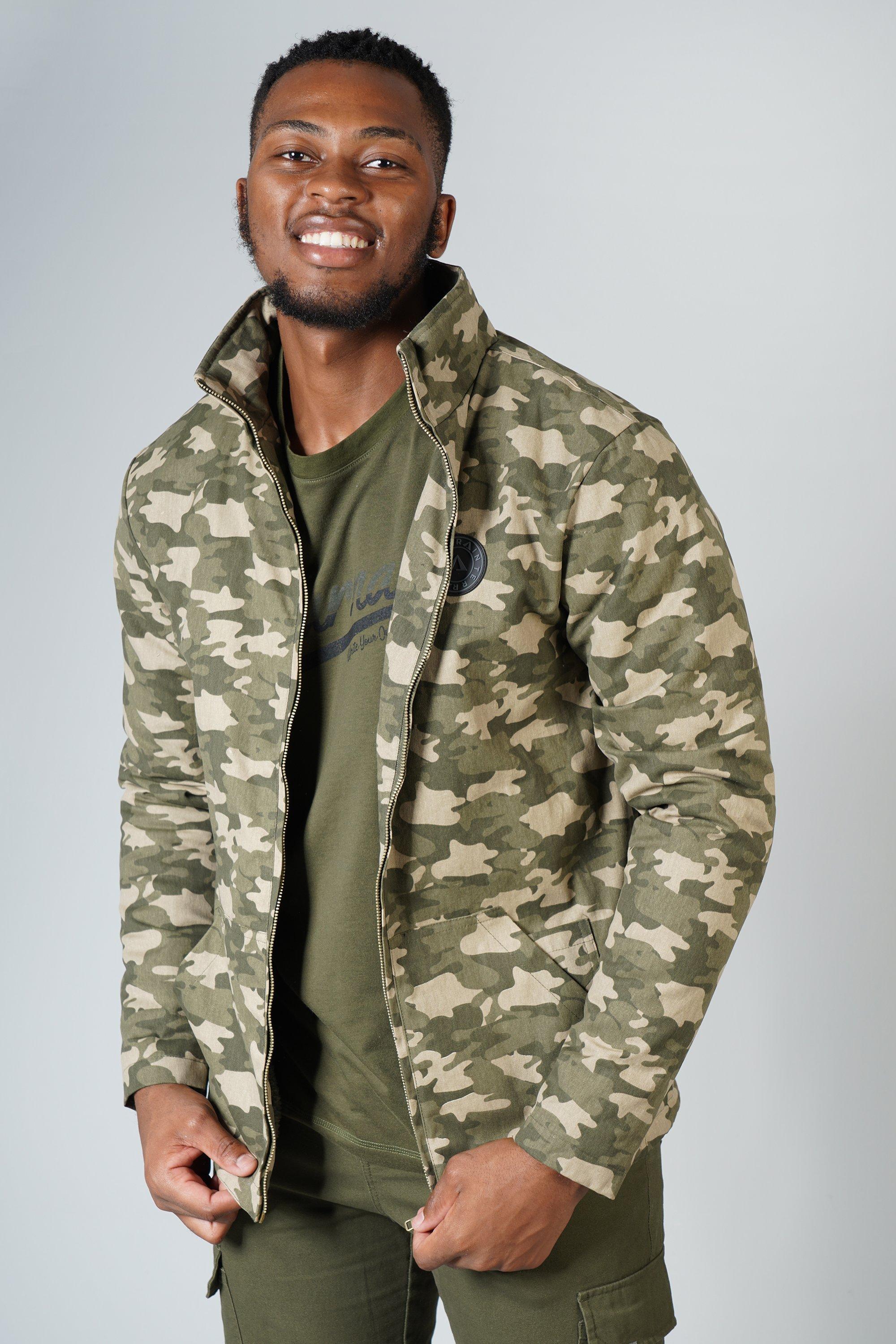 Camouflage hooded jacket sale