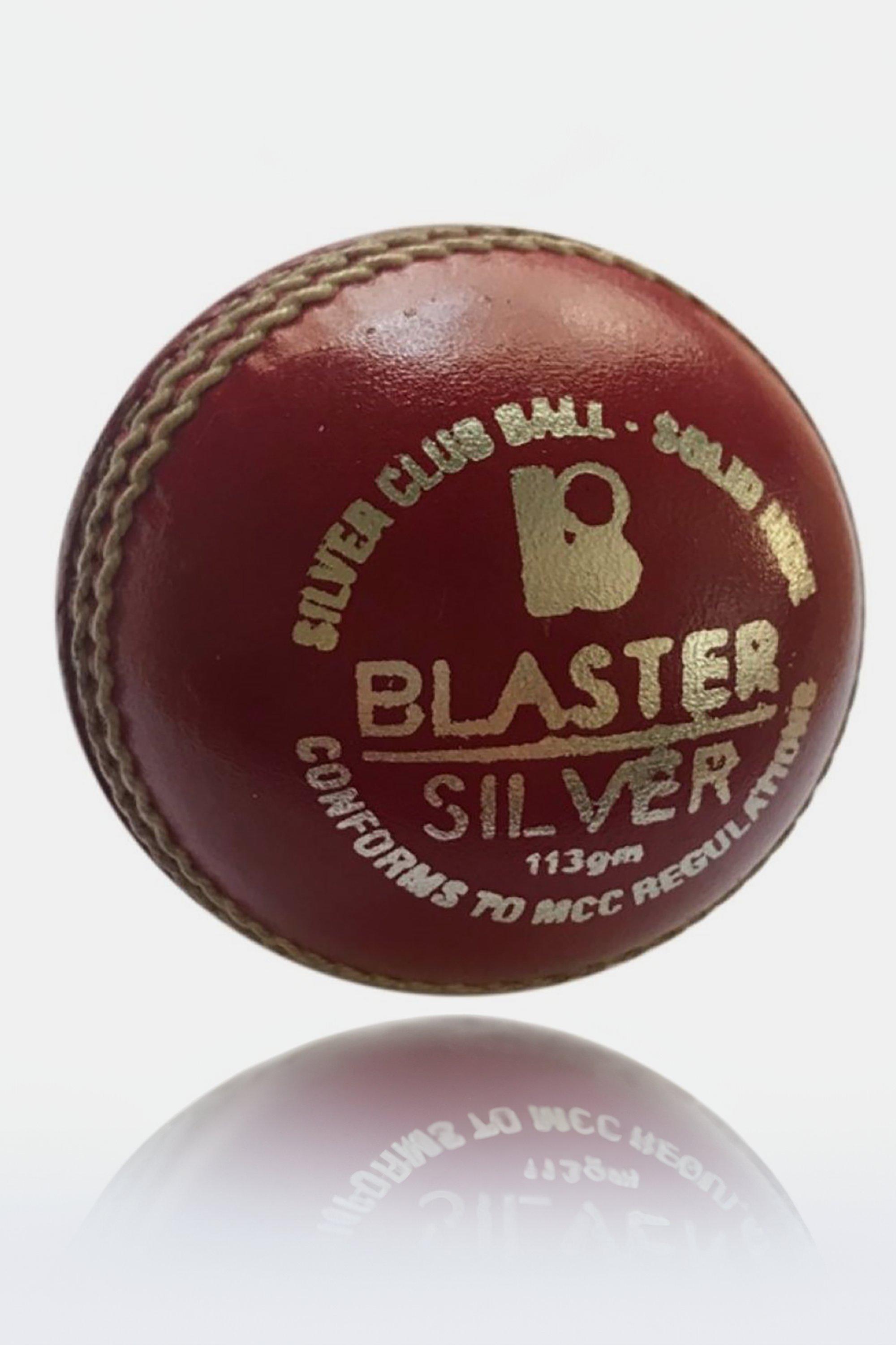 Gm Blaster Silver Cricket Ball 113g