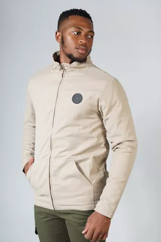Sherpa-lined Cotton Jacket