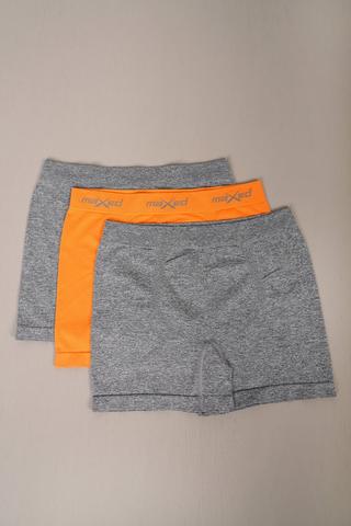 3-pack Seamless Knit Boxer Briefs